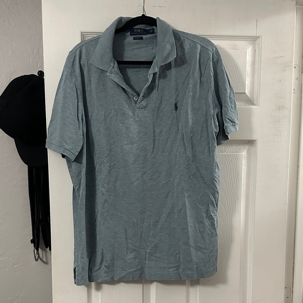 Polo by Ralph Lauren Men's Gray Polo Shirt